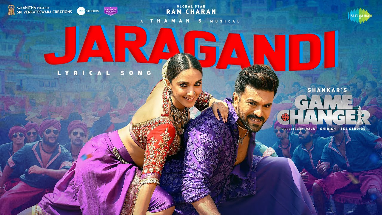 Jaragandi Lyrical Hindi Game Changer Ram Charan Kiara Advani 