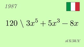 Italian Mathematical Olympiad, 1987, problem 1
