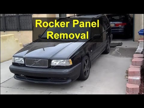 How to remove and install the plastic rocker panel runners on the Volvo ...