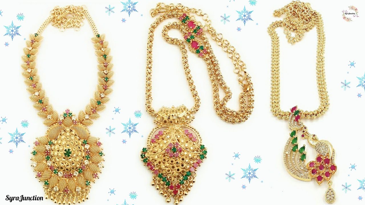 Long Chains & Neckless Review in Hindi Neckless Long Chains 1Gram Gold Jewellerys YouTube