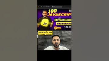 🔥 JavaScript For Loop Interview Question: What’s the Output? 🚀