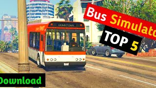 Top 5 bus simulation Games for Android best bus simulation Games for Android 2023 screenshot 4