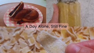 A Day Alone, Still Fine Ginger Day At Home Candied Ginger & Ginger Latte