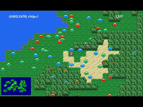 RPG・アクションゲームのワールドマップ自動生成 by Python