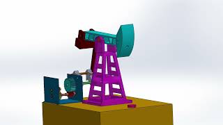 2AC3 Oil Pump Jack Project: Motion Study Video