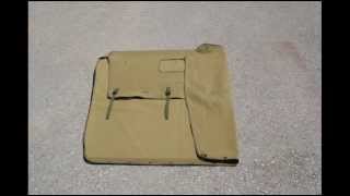 44 Willys MB Jeep: how to fold the canvas top