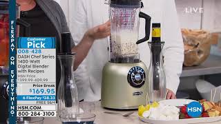 DASH Chef Series 1400Watt Digital Blender with Recipes screenshot 2