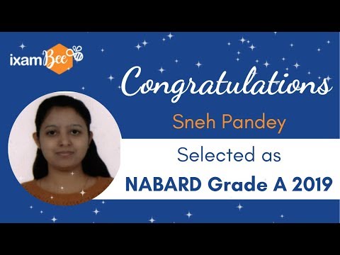 Sneh Pandey | Selected as NABARD Grade A 2019 Officer