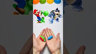 Who Has the RIGHT Color? 🎨 #supermario #colormixing #mario #clayart #supermariobros #shorts