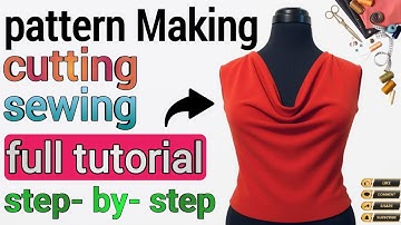 3 Steps Collar Design: Pattern Making, Cut & Sew + Pro Mannequin Result 2025