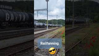 Swiss Railfanning / Kesselwagenzug beim Bahnhof Wettingen, Kanton Aargau, Schweiz 2023 / #shorts