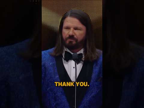 No, AJ… thank YOU. 🙏🥹 #WWEHOF