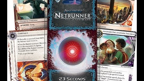 Android Netrunner LCG 23 seconds Datapack unboxing
