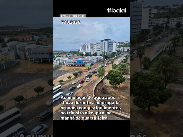 Chuva provoca acumulação de água e congestionamentos na cidade da Praia