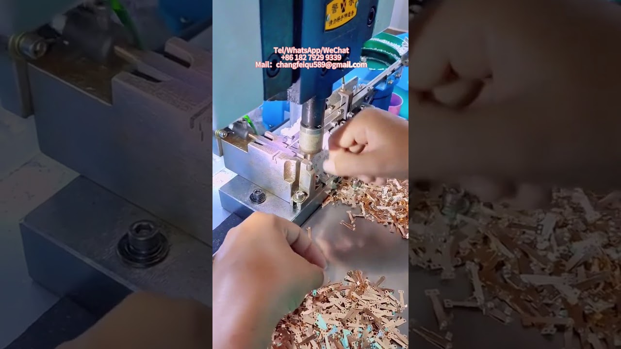 CNC Precision Rivet Machine in Sweden | Fast Riveting for Electrical Contacts