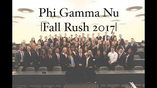 Phi Gamma Nu ISU Fall Rush 2017
