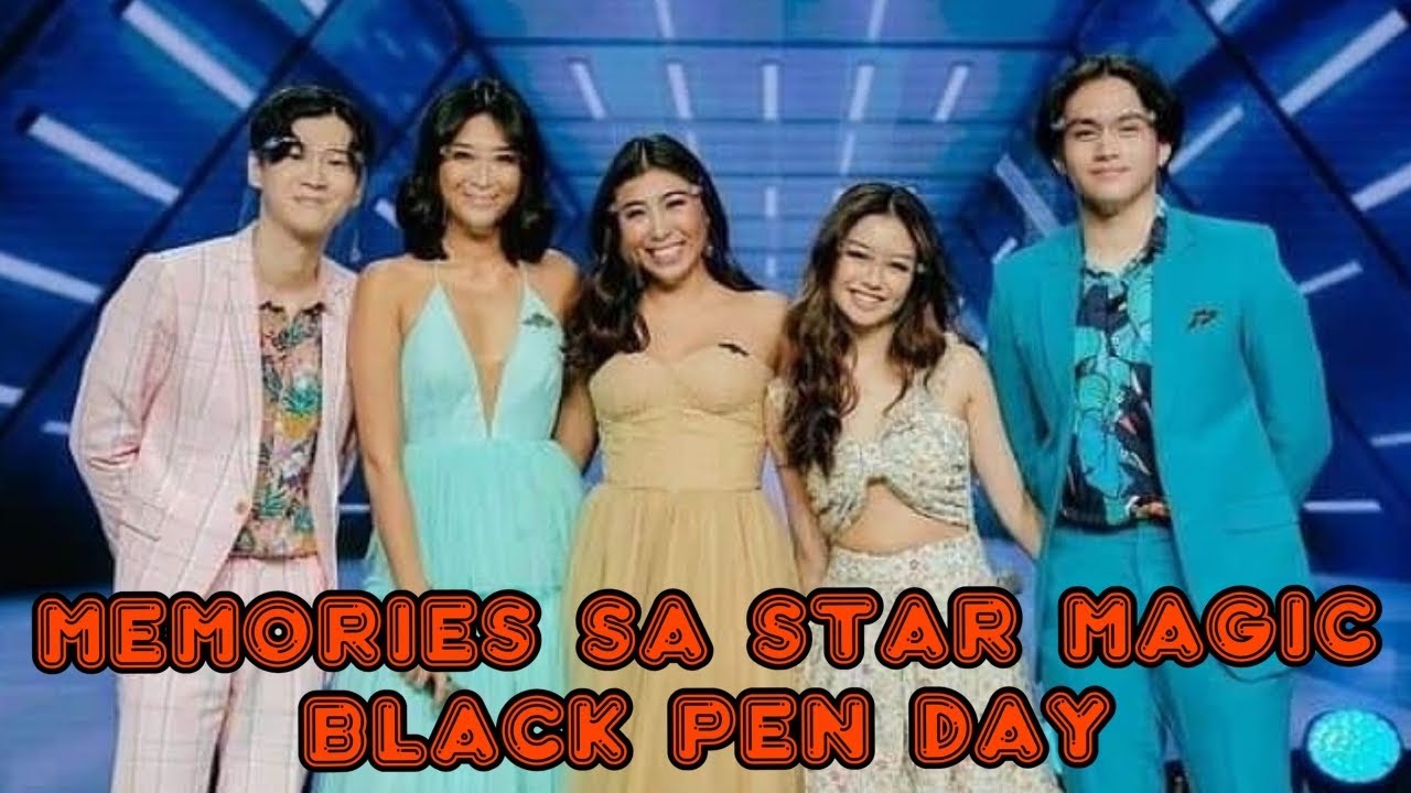Memorable Moment sa Star Magic Black Pen Day nina Ashley Del Mundo, Tan Roncal, Lou, Kiara & Richard
