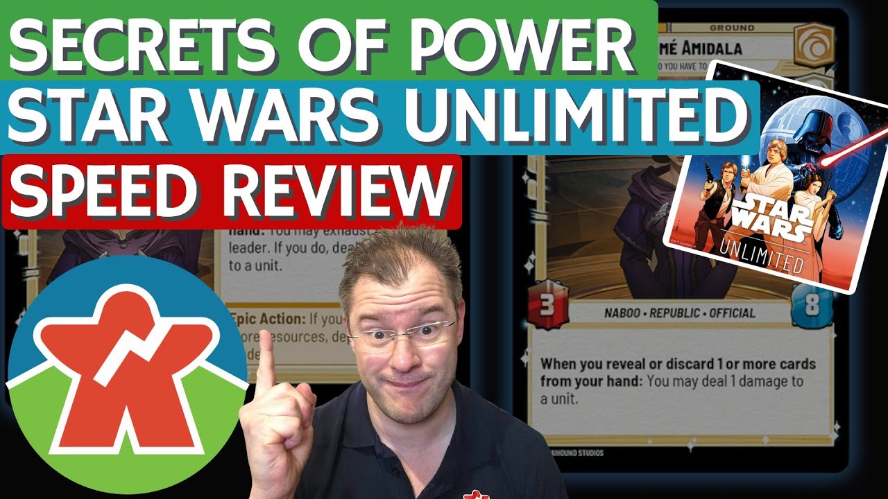 Star Wars Unlimited - Board Game Review - Secrets of Power
