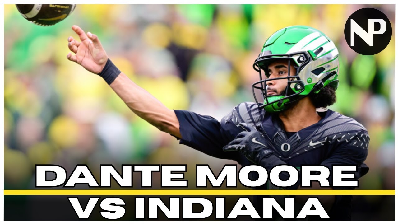 Oregon vs Indiana | Dante Moore NFL Draft Film