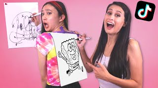 OP JE RUG TEKENEN CHALLENGE met MIJN NICHTJE! || Fan Friday