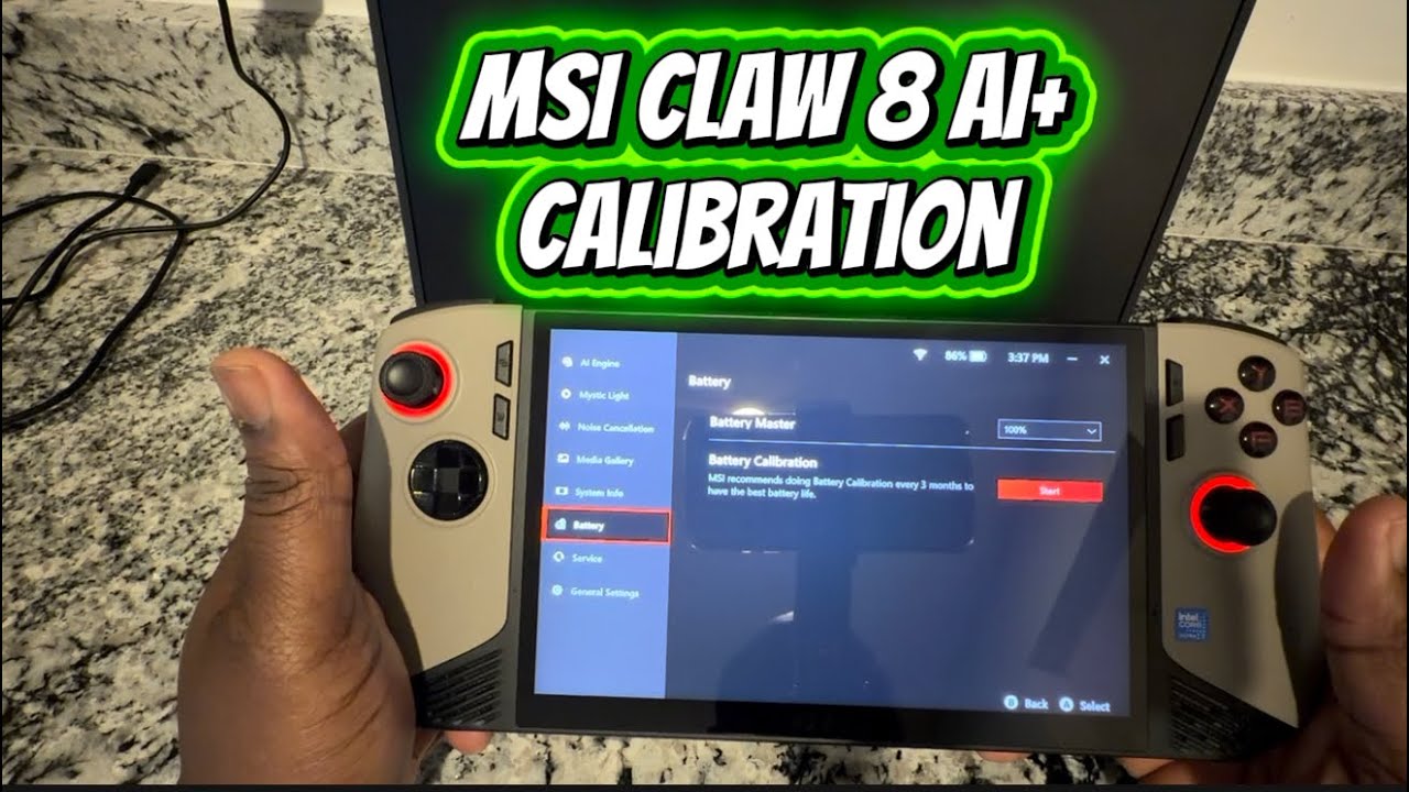 MSI Claw 8 AI+  Battery Calibration Guide DO THIS FIRST for Better Battery Life