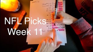 ASMR NFL week 11 picks