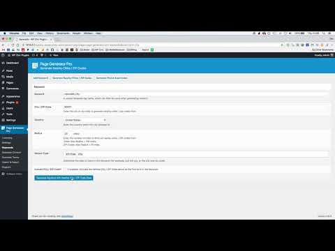 WordPress Page Generator Pro: Generate Nearby ZIP Codes with Cities Keywords