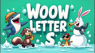 "Shark Sandwich & Scooter Squirrel! 🦈🥪 | Super Letter S with Bunny Time" screenshot 5