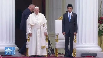 NGHI THỨC TIẾP ĐÓN ĐỨC THÁNH CHA PHANXICÔ || TẠI DINH TỔNG THỐNG ISTANA MERDEKA