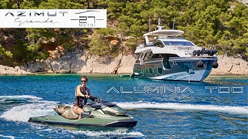 AZIMUT GRANDE 27 METRI | Aluminia TOO | CHARTER in CROATIA