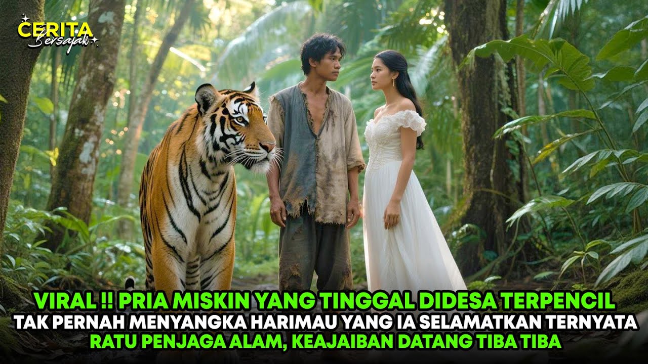 VIRAL !! PRIA MISKIN INI TAK SADAR, HARIMAU YANG IA SELAMATKAN TERNYATA RATU PENJAGA ALAM