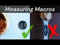 How to measure macros without measuring spoons