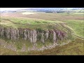 Drone flight of Hadrian's Wall - Steel Rigg to Sycamore Gapp in one take