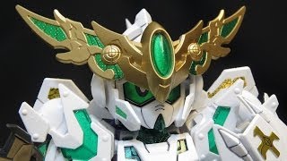SD Knight Unicorn Gundam (2: MS&V) Legend BB transforming Gunpla plastic model review ガンプラ