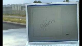 Signing my name using high accuracy GPS