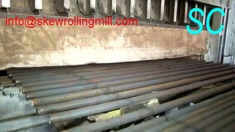 skew rolling mill plant in working condition