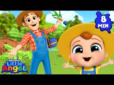 Let’s Plant a Tree! 🌱 Baby John Learns to Go Green! | Little Angel | Kids Songs & Nursery Rhymes