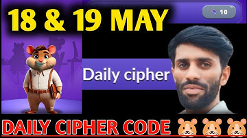18 MAY Hamster Kombat Gamedev Heroes  Daily Cipher code 19MAY| Today CIPHER codes | cipher code