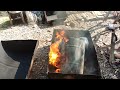 Membakar tong bbq untuk hilangkan cat tongbbqmaker grillnationwork