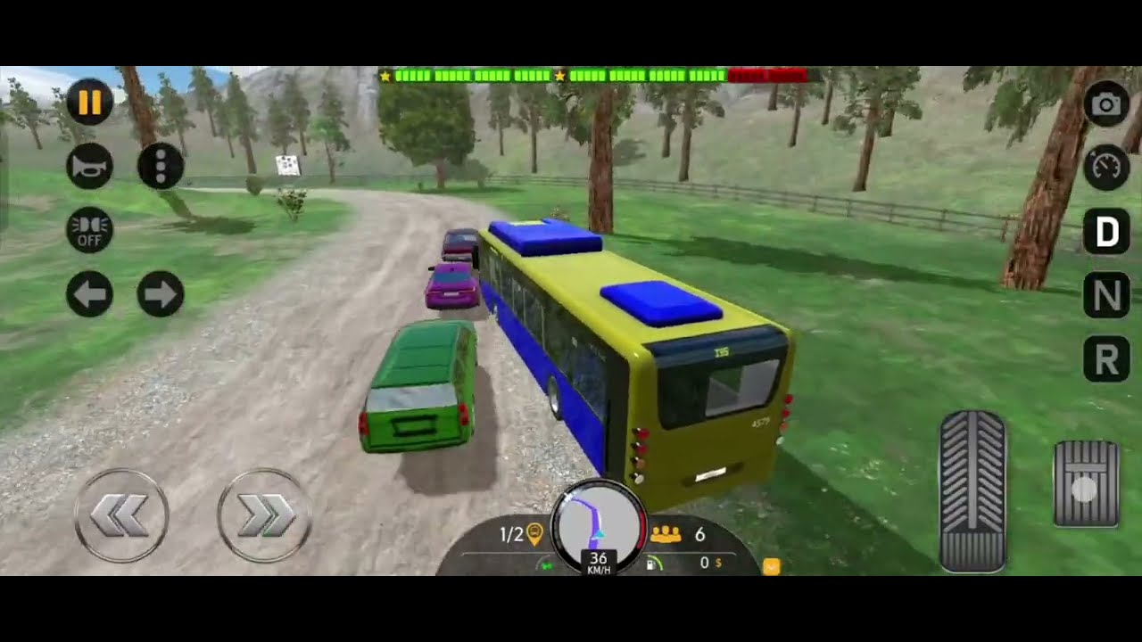 Again I follow this Yellow school bus over take   👀🚌🙉🎇 