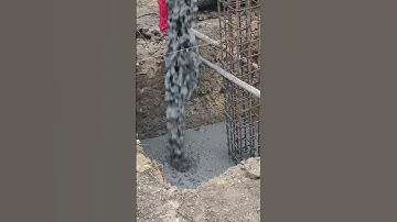 Footing Casting With ajax Fiori #shorts 😀