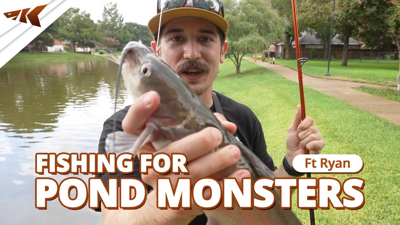 Fishing For Pond Monsters With KastKing Combos Ft. Ryan Rigged YouTube