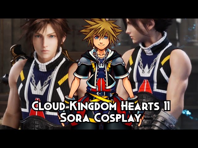 A Kingdom Hearts style Cloud FFVII Remake mod is an easy download