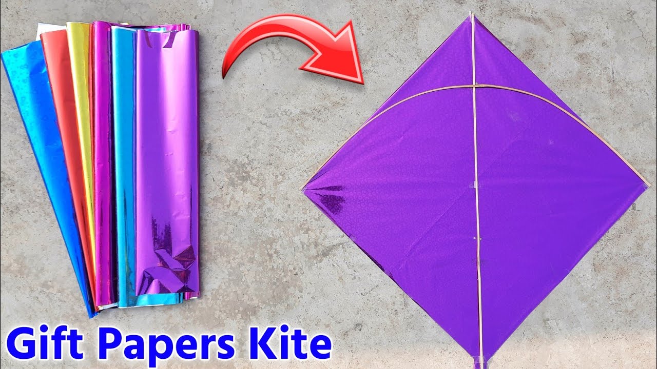 how to make kite , Gift 🎁 paper kite , patang kese banate he