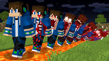Minecraft, But Your Deaths = SCARY