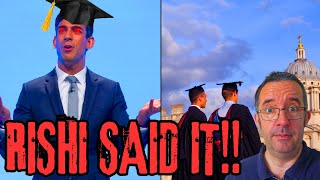 Rishi Sunak SLAMS Universities!