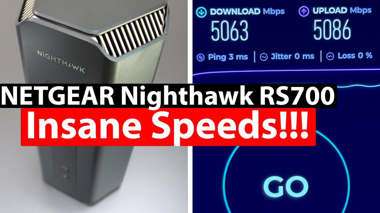 Meet the revolutionary Nighthawk RS700 Router - powered by the latest WiFi 7  technology! This sleek and compact device boasts a high-performance  antenna, By Netgear