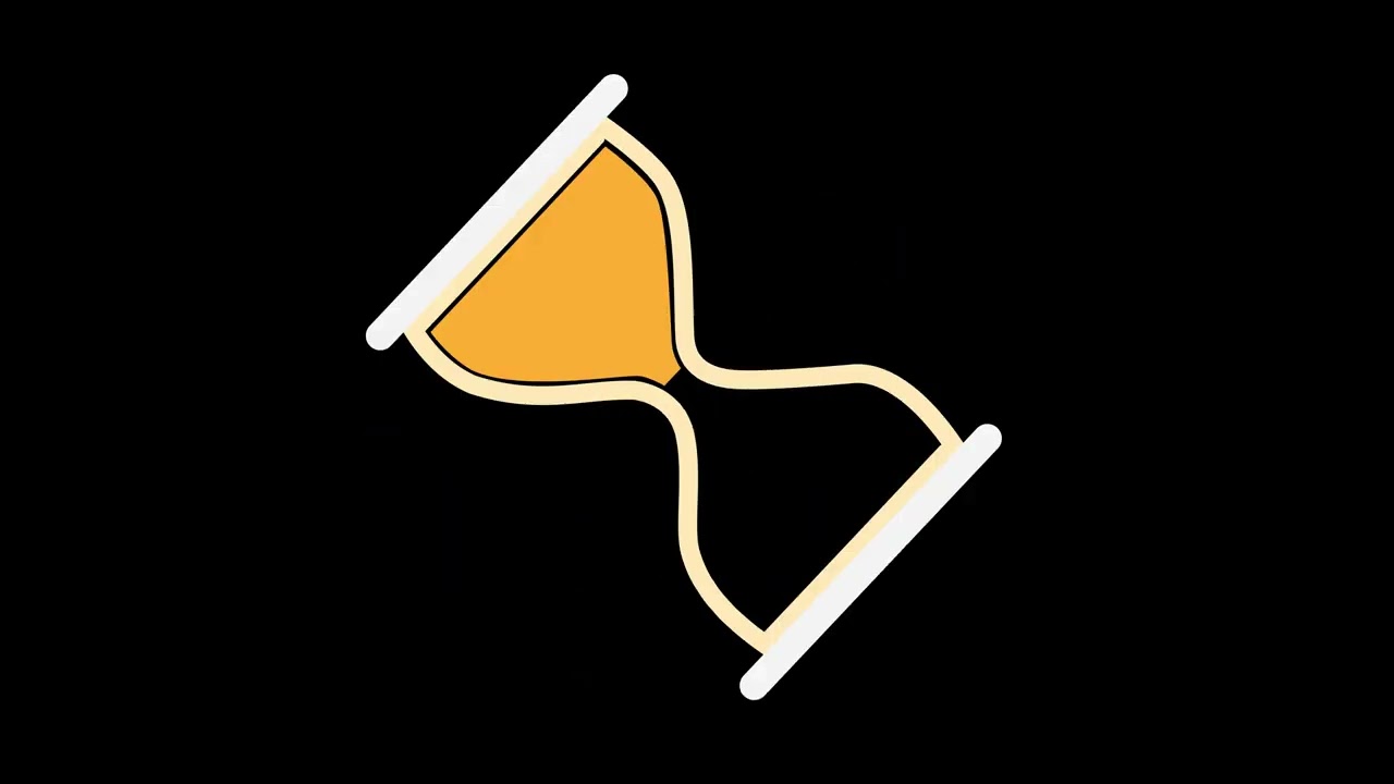 Hour glass misc loading loop animation