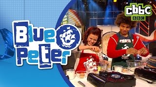 Pancake flip challenge on Blue Peter  CBBC