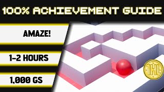 AMAZE! 100% Achievement Walkthrough * 1000GS in 1-2 Hours * screenshot 5